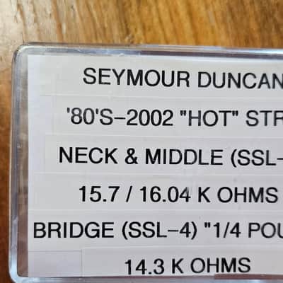 Seymour Duncan SSL-3 & SSL-4 Pickups 1980's - 2002 image 3