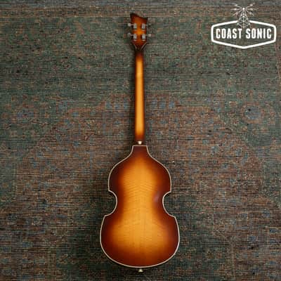 1976 Hofner 500/1 Violin Bass Left Handed Made in Germany Beatle Bass image 4