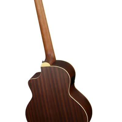 Ortega D7CE-5 - Acoustic Electric 5-String Bass Medium Scale Ortega Spruce Mahogany Cutaway image 14