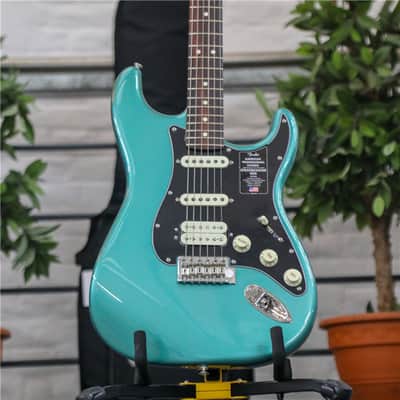 FENDER American Professional Classic Stratocaster HSS RW Faded Sherwood Green Me image 1