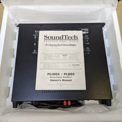 NEW! SoundTech 600 Watt PL 602 Stereo Power Amplifier - Never Displayed! image 9