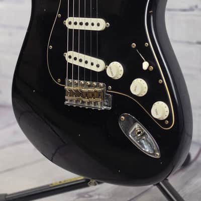 USED Fender Custom Shop Postmodern Stratocaster 6 String Electric Guitar Journeyman Relic 2023 Aged Black image 3