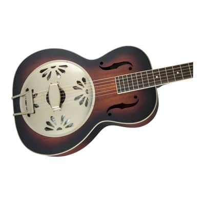 Gretsch 6-String Acoustic-Electric Resonator Guitar (Sunburst) with Hard Case image 7