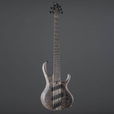 Ibanez Bass Workshop BTB805MS-TGF Transparent Gray Flat - 5-String Electric Bass image 2