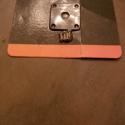 Gibson Les Paul Black Plastic Jackplate image 1