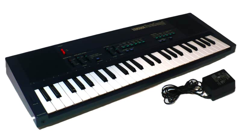 Yamaha PSS-450 PortaSound Synthesizer 1980's - Black image 1