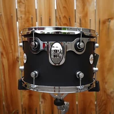 DW / Design Series Rare 13''  Black Satin 9" x 13" Pure Maple Shell Tom With STM Mount image 3