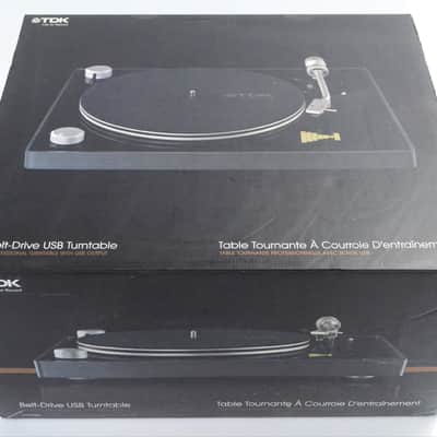 TDK Belt Drive USB Turntable Record Player w/ Original Box #32708 image 3