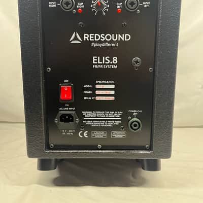 Red Sound Elis.8 Stereo Bundle FR/FR Full Range Flat Response Active and Passive Speaker Cabinets Pair image 4