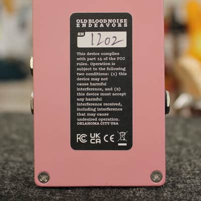 Old Blood Noise Endeavors Excess V2 Distortion/Chorus/Delay Guitar Effects Pedal image 2