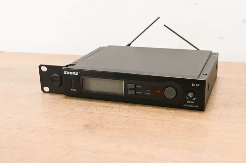 Shure SLX4 Wireless Receiver - L4 Band: 638-662 MHz (NO POWER SUPPLY) CG013EF image 1