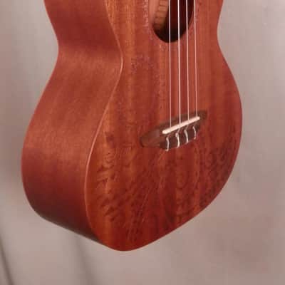 Luna Tattoo Mahogany Tenor Ukulele with gig bag NEW Tenor Uke TTN MAH image 4
