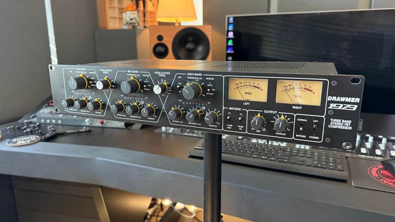 Drawmer 1973 Three Band Stereo FET Compressor 2015 - Present - Black image 1