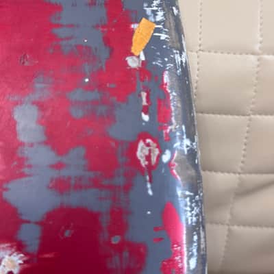 Fender Jazz Bass BODY 1962/63 w/ Original Neck Plate  - Candy Apple Red image 8
