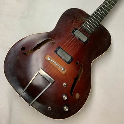 Kay Harmony Regal Archtop 1950s Refurbished With Silverfoils - Rockabilly Rat Rod image 5