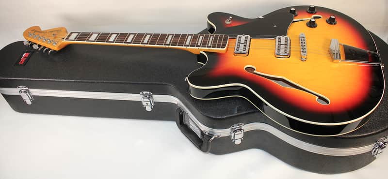 2013 Fender Modern Player Coronado II Semi-Hollow 3-Color Sunburst • HSC
