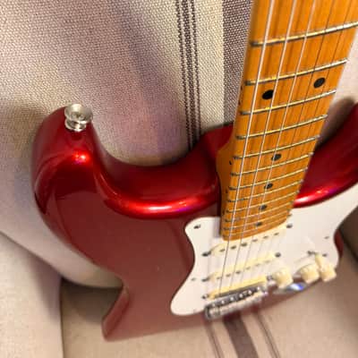 Fender Vintage Hot Rod '57 Stratocaster 2007 - 2013 - Candy Apple Red image 14