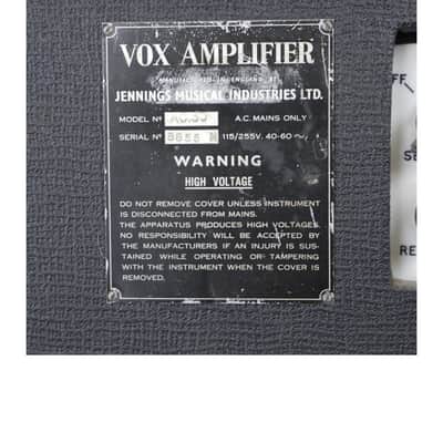 Vox AC-30/6 Super Twin with Reverb 1964 - Black Tolex image 6