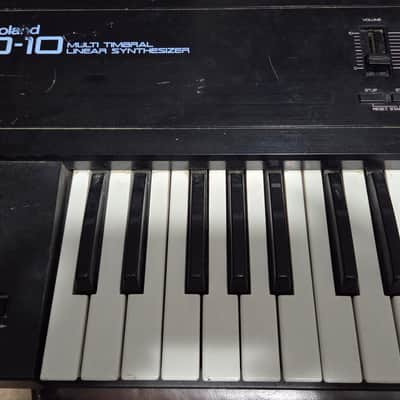Roland D-10 61-Key Multi-Timbral Linear Synthesizer 1988 - 1992 - Black image 2