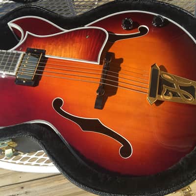 HERITAGE SWEET 16 ARCHTOP "THE LAST ONE" VINTAGE WINE BURST GUITAR image 3