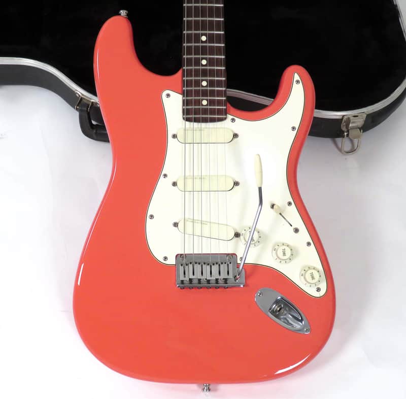 1988 Fender Strat Plus - Rare Fiesta Red Finish! Lace Sensor Pickups image 1