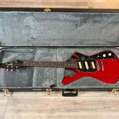 Ibanez FRM100-TR Paul Gilbert Signature Fireman 2016 - Transparent Red; SIGNED by Paul Gilbert image 1