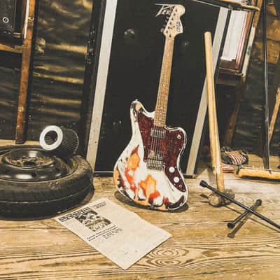 CBGB “The General” Relic Custom Offset Fender Jazzmaster Style Electric Guitar image 1