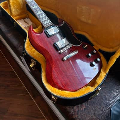 Gibson Custom Shop '61 Les Paul SG Standard Reissue 2006 - 2020 - Faded Cherry Gloss image 10