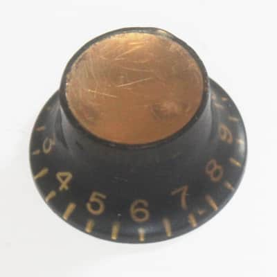 RARE Vintage 1960 Gibson Black Reflector Knob Les Paul Custom SG 1961 (1742) image 6