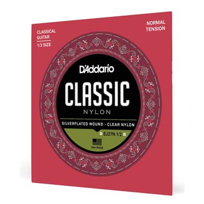 D'Addario Classical Strings EJ27N-1/2 1/2 Size, Silverplated, Normal - Classic Guitar Strings image 4