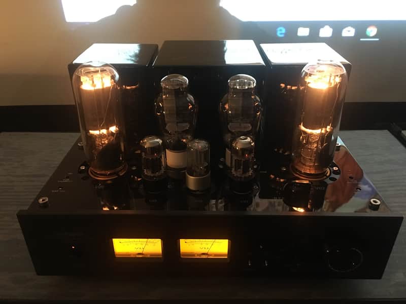 Line Magnetic 508IA Single Ended Triode Vacuum Tube 2018 Black, Class A , SET Integrated image 1