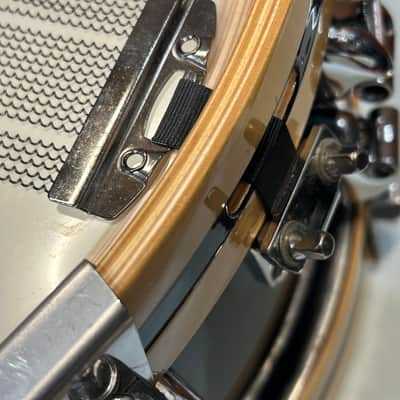 Ayotte 6" Custom Snare Drum (TDG-2116) 90's? - Black Lacquer image 15
