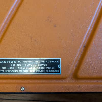 Farfisa Fast 2 49-Key Organ 1968 - 1971 - Orange - For Parts Only image 12