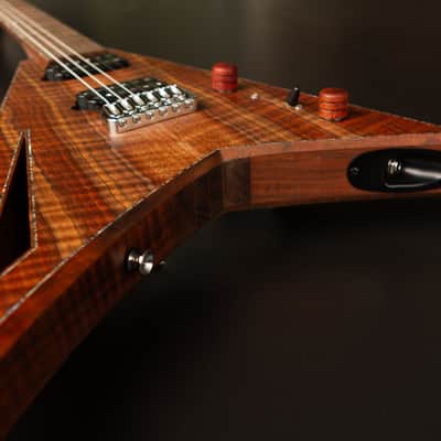 Hoff Guitars Valnut (Neck-Through, Multi-Scale, Semi-Hollow V 2024 - Polymerized Tung Oil image 8