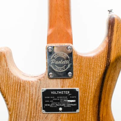 2015 Paoletti Stratospheric Steampunk Wine electric guitar custom handwound strat pickups image 20