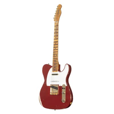 Fender Fender Limited Edition Hotshot Telecaster Relic Aged Cimarron Red - Custom Electric Guitar image 9