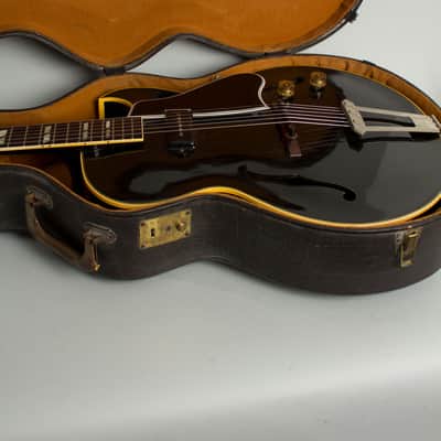 Gibson ES-175 Arch Top Hollow Body Electric Guitar (1952), ser. #A-10067, period brown hard shell case. image 12