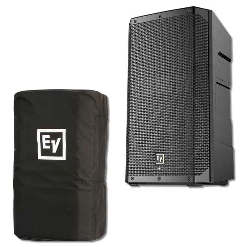 Electro-Voice ELX200-12P 12" Powered Speaker with Electro-Voice ELX200-12-CVR Padded Cover image 1