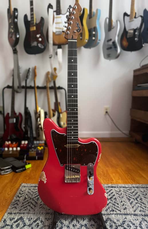 Quint Guitars #07 Jazzcaster - Fiesta Red image 1
