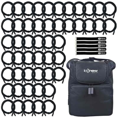 50 Pack 10 Foot ft 3 Pin DMX Male Female 512 Light Lighting Data Transfer Cable image 1