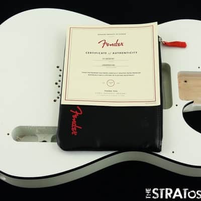 2022 Fender American Ultra Tele BODY USA Telecaster Guitar Arctic Pearl $10 OFF image 2