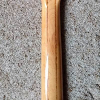 Peerless Smoked Bass Custom 2014 Flame Maple Natural Gloss, plus fitted hard case. image 8
