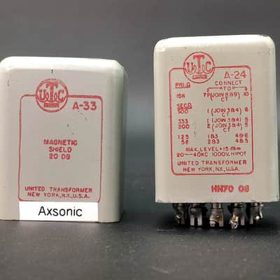 UTC A-24 Transformer UTC A-33 Magnetic Shield from 1970 API console Teletronix LA2-A - 1 image 1