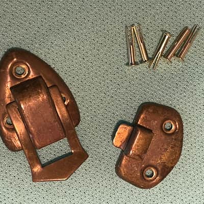 Vintage 1952 Fender Case latch go nocaster poodle case telecaster excelsior latch image 4