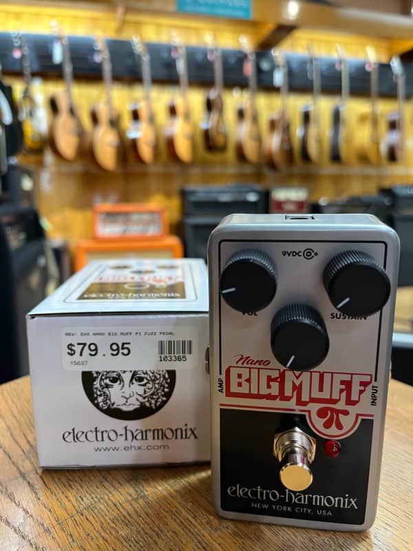 Electro-Harmonix Nano Big Muff Pi Distortion / Sustainer 2013 - Present - White / Black / Red image 1