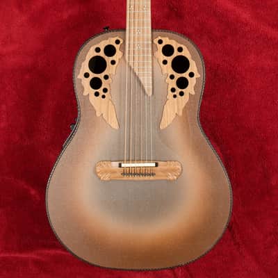 Ovation Adamas 1687GT-9W Deep Bowl Reverse Brown Tri-Burst image 3