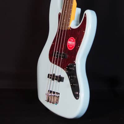 Squier Classic Vibe '60s Jazz Bass, Laurel FB, Daphne Blue image 2