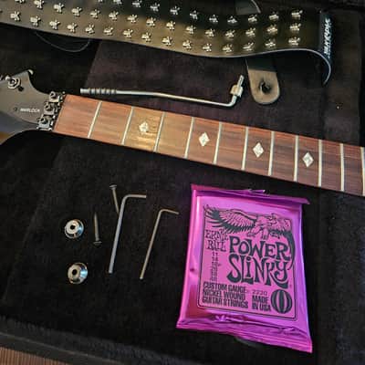 Left Handed 2002 BC Rich Warlock NJ Series - Black w/ case and more image 17