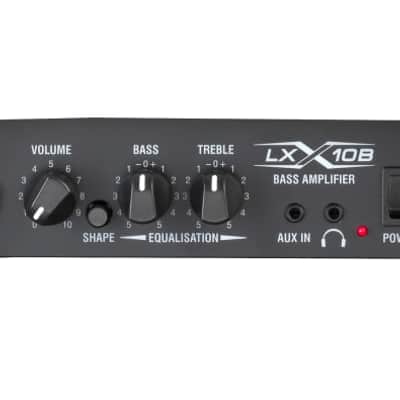 Laney LX10B-RED 10-Watt Bass Practice Combo Amp With Shape Switch Aux Input Headphone Jack Red image 3