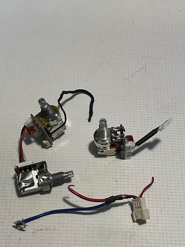 2000's Electric Guitar Active Boost Preamp Push/Pull Coil Tap Pots Lot image 1